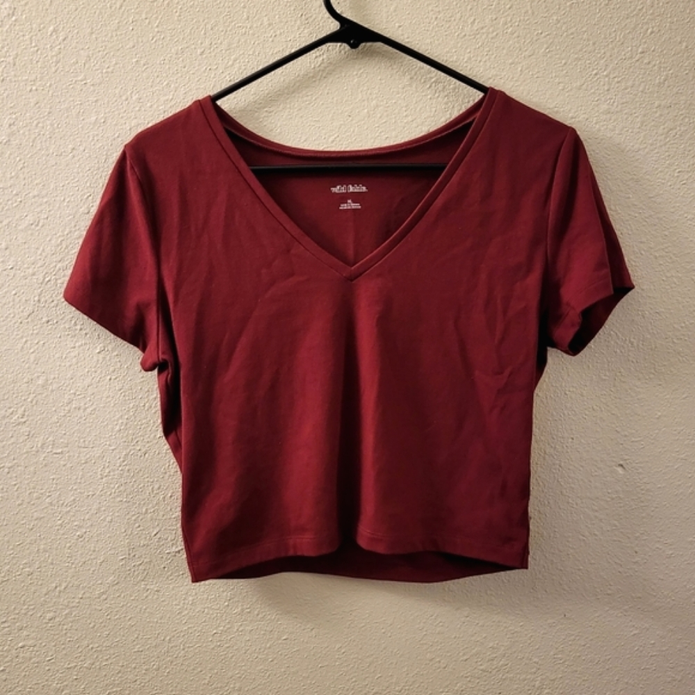 V-Neck Crop Top